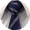 A completed half-windsor knot